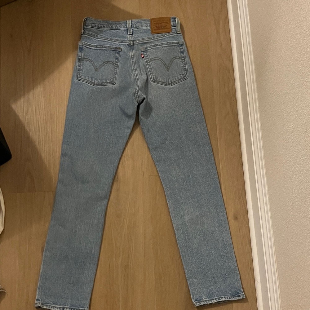 Levi's Blue Jeans and Light Blue Cutoff Shorts Bundle - Picture 4 of 7